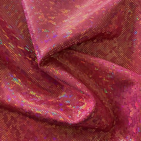 Pink and Gold Metallic Fabric 